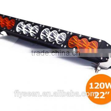 off road 4x4 led light bar 22 inch single row 120w led light bar 12v amber led offroad light bar 120W led light bar