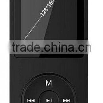 speaker 1.8" 8GB black MP4 Player Slim Video Radio FM Player,support 64GB Micro SD TF Card Music play times 200 hours RUIZU