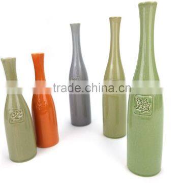 Quality Colorful Bottle Shaped Small Flower Vase photo-3