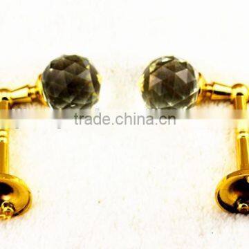 High quality crystal curtain tieback hook, magnetic curtain holdback