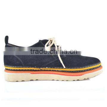 Newest cow Suede Fashion Flat Men Sneakers Casual Oxford Shoes Men Leather Shoes