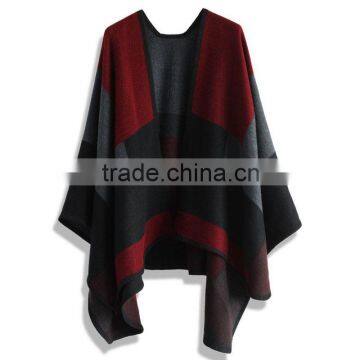 Brand Women Poncho Prorsum Cashmere Wool Scarf Cape
