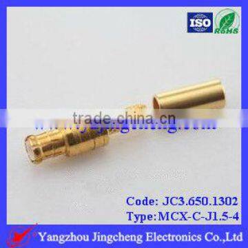 rf connector MCX male plug crimp for rg174 cable