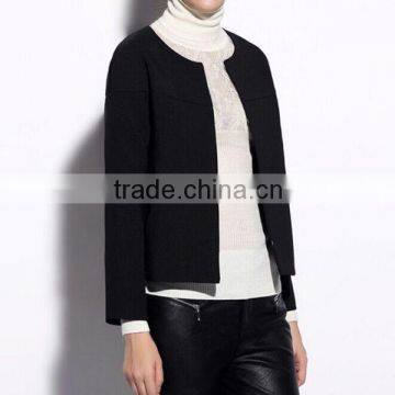 New lady fancy woman autumn winter short style blank jacket