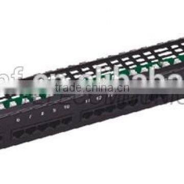 48 Ports Cat5e 8*6 Patch Panel With 110 IDC