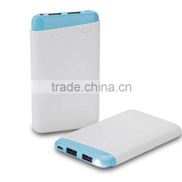 5V 2A Ultra thin li-polymer Battery 6000mAh power bank Shenzhen manufacturer power bank for iphone VT-840