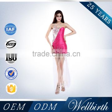 Beautiful Transparent Asymmetric Neckline xxx Prom Dresses Malaysia