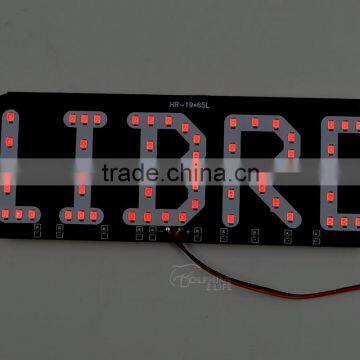 58SMD Taxi LED Top Light Beautiful Advertising Taxi Cab Top Lights Libre LED License Plate Lamp Quality Choice photo-5