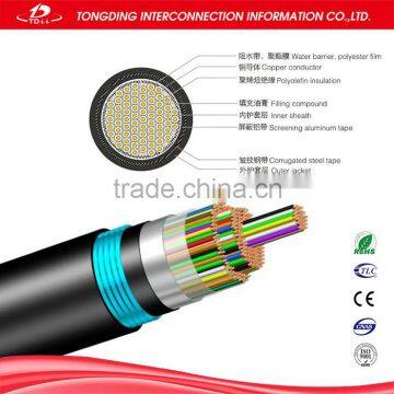 HYAT53 Best price Copper 10 pairs telephone cable/ 200 pair telephone cable