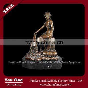 High Quality Sexy Woman Life Size Bronze Sculpture