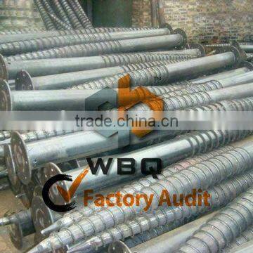 ground screw anchor for double wire fence F114*2000