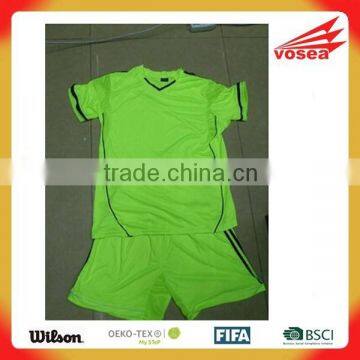 100% polyester good quality custom team soccer football jersey
