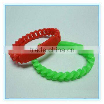 new product silicone stylish magnetic bracelet hair bands for men