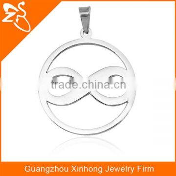 Particular Infinite Shaped 316L Stainless Steel Pendant Necklace Design Jewelry Pendant Necklace