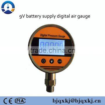 Pressure Gauge with back light and peak value recording function,digital pressure gauge with battery power