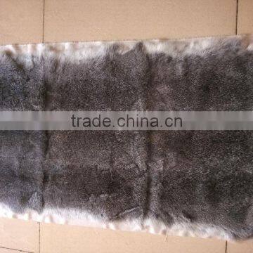 Factory Direct Supply 100% Real Rabbit Fur Skin Blanket / Natural Fur Plate