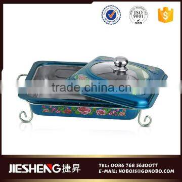 smooth surface commercial buffet chafing dish food warmer