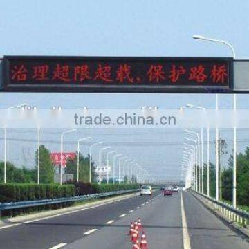 Running message text led display board advertising full color outdoor led screen