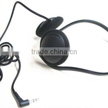 cheap headset with fabric cord for bus use