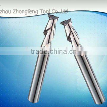 Uncoated carbide aluminum processing square end mill