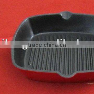 cast iron roaster pan/griddle/skillet/ bbq pans manufacturer