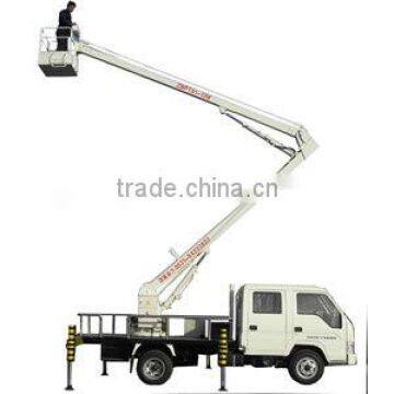 Small Truck Mounted Hydraulic Articulated Boom Lift Equipment for Repairing photo-3