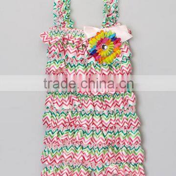 New Children Toddler Summer Floral Funny Baby Rompers Bulk Wholeslae Children Rompers