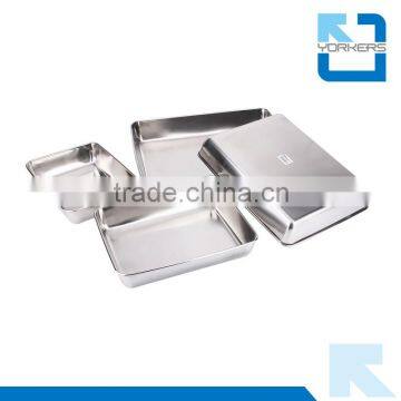 Stainless Steel Rectangular Towel Tray & Serving Tray photo-3