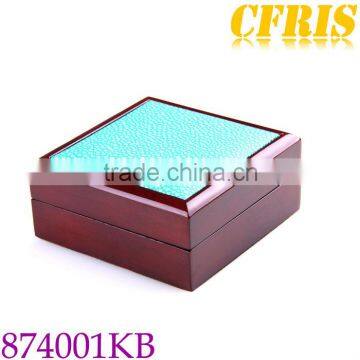 Wholesale wooden cufflink gift box