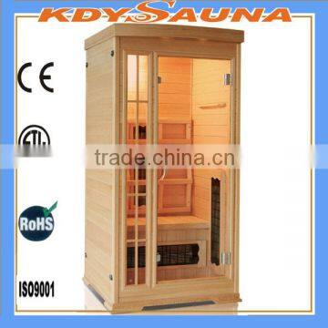 1 person attractive infrared sauna with ceramic heater