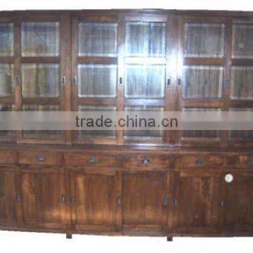 Lawyer Cabinet 6 Bevel Glass Doors