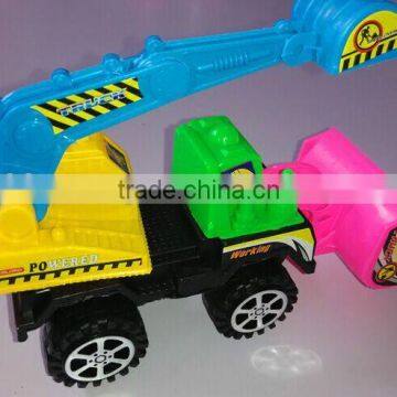 OEM plastic car toys,plastic excavator toys for kids