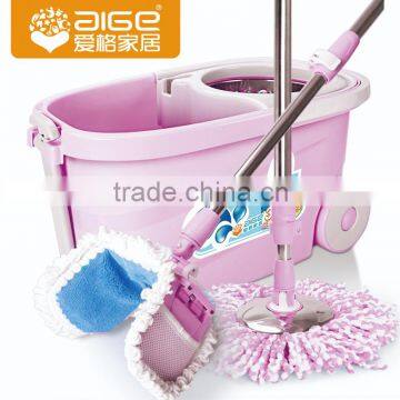 2015 New Hot Selling 360 Easy Life Plastic Magic Double Spin Magic Mop photo-3