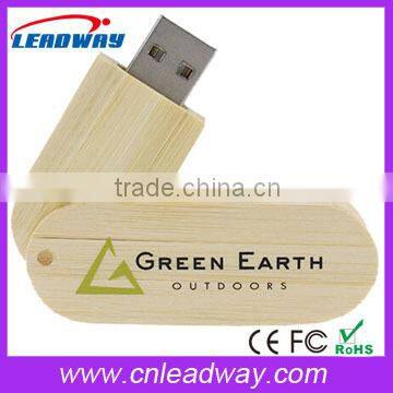 Swivel Wooden or Bamboo Usb Pendrive Novelties Goods From China 4gb 8gb 16gb