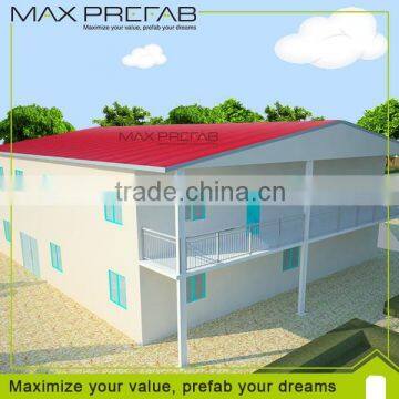 prefabricated mobile restaurant building made in china