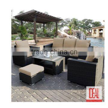 Outdoor Modern Garden Sectional Rattan Corner Sofa/Lounge Rattan Furniture/ Cheap price Outdoor Wicker Furniture Rattan