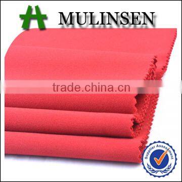 Shaoxing Mulinsen textile plain dyed scuba 100% polyester double knit fabric