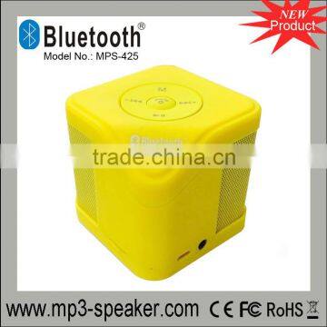 2.1 bluetooth square shape wireless ABS 300mah speaker