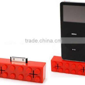 mini promotional Lego brick speaker for iphone 4/4s MPS-251