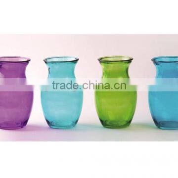 Home decoration color glass vases