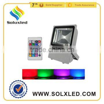 China manufacturer led flood light rgb 100w led floodlight for outdoor using