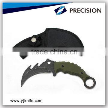 Wolf Shape Fixed Blade Camping Knife