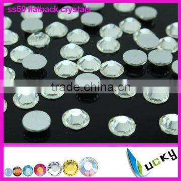 Wholesale 50ss High Quality Flat back non hotfix rhinestones flatback cristals