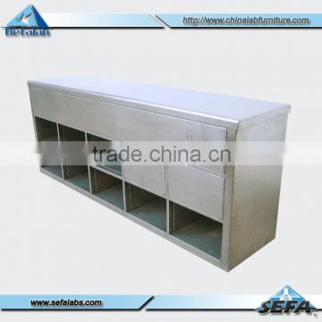 2014 HOT Sale Stainless Steel Shoe Display Cabinet