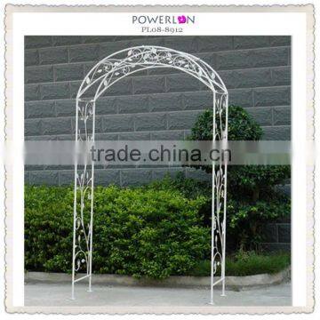 Outdoor White Iron Wedding Arches