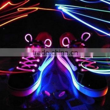 Cool 3 Modes Light-Up LED Flash Waterproof Glow Shoelaces Strings Party Disco