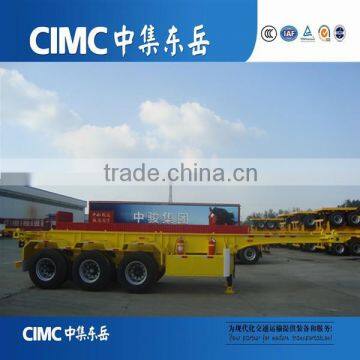 CIMC Semi Trailer Axle /40 Feet Container Skeleton Trailer For BANGLADESH