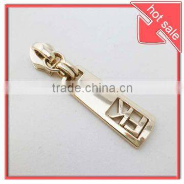 customized zipper puller slider for bag accessory, metal zipper and zipper puller