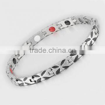 Black Magnetic Link Bracelet for Women