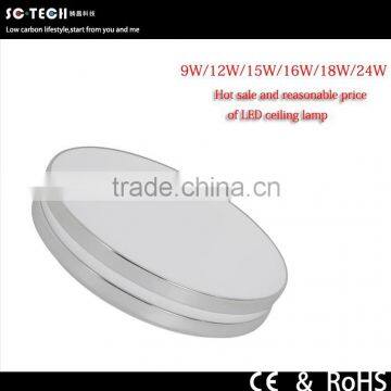 2015 Hottest sale and reasonable price of 9W/12W/15W/18W/24W LED Ceiling lamp